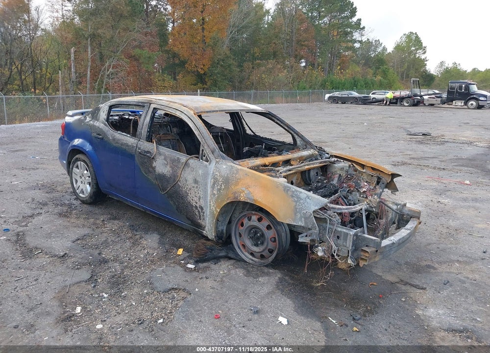 2013 DODGE AVENGER SE VIN: 1C3CDZABXDN599119