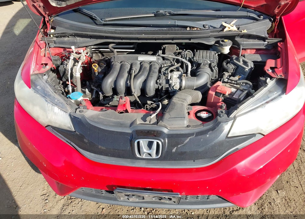 2017 HONDA FIT LX VIN: JHMGK5H54HS007277