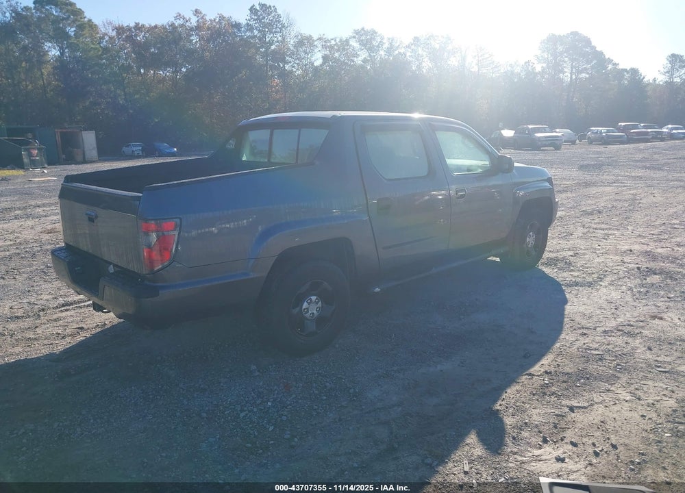 2013 HONDA RIDGELINE RT VIN: 5FPYK1F27DB016982