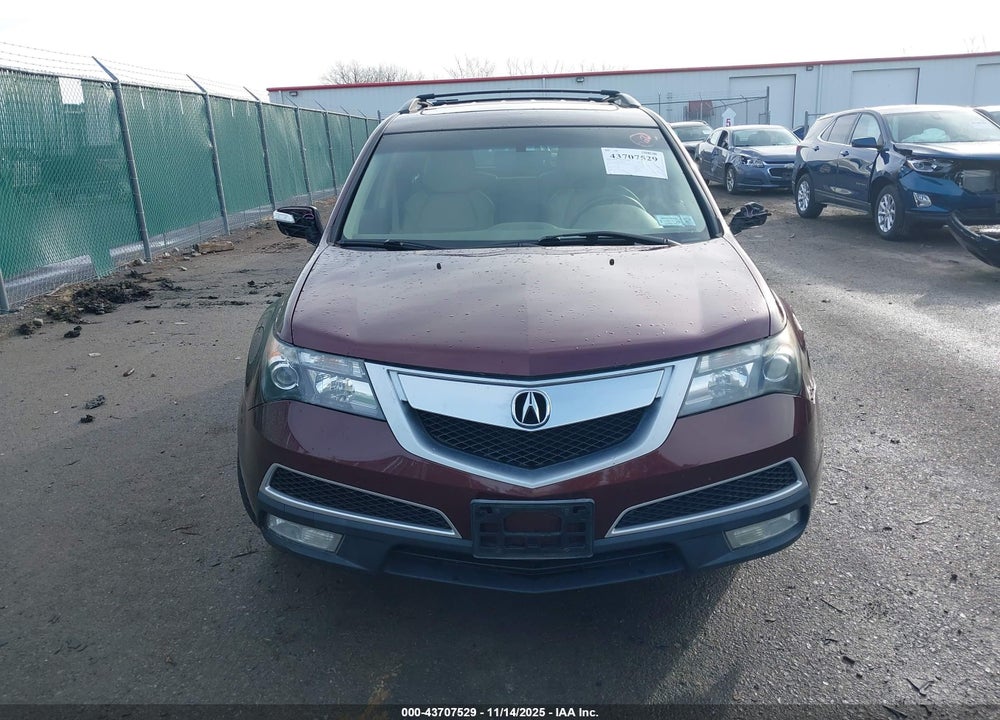 2012 ACURA MDX VIN: 2HNYD2H26CH508590