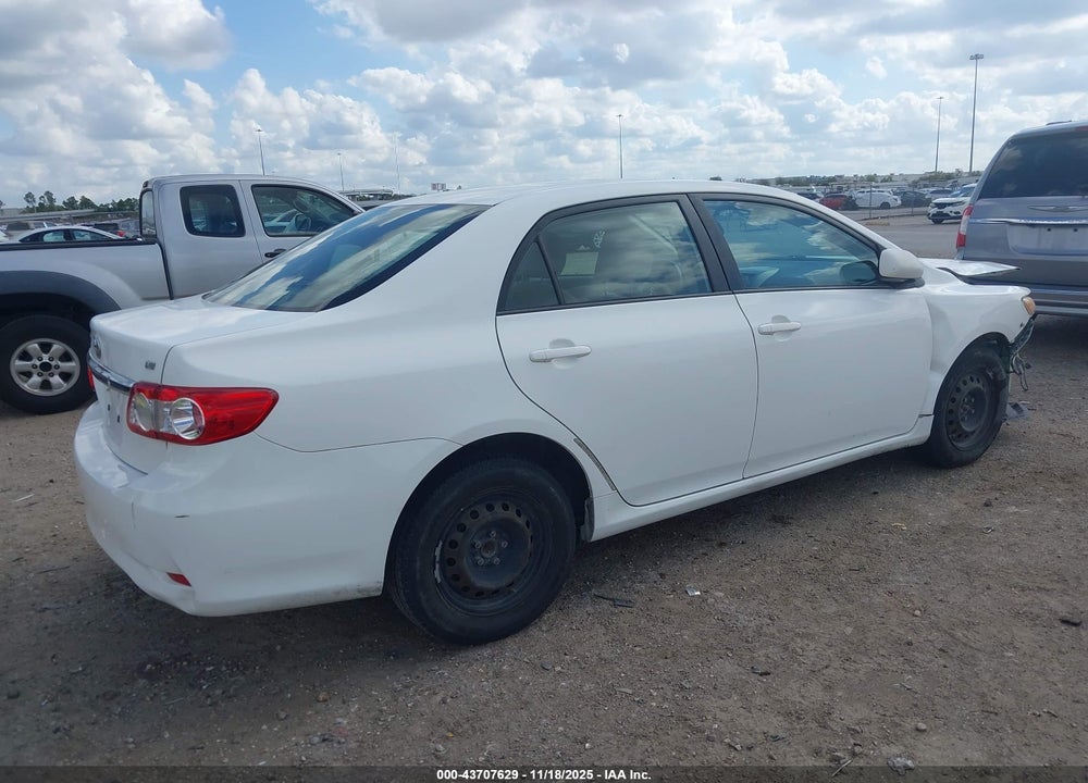 2011 TOYOTA COROLLA LE VIN: JTDBU4EE4B9124442