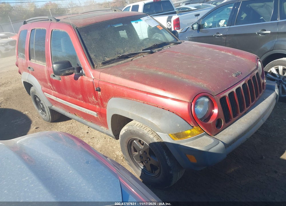 2006 JEEP LIBERTY SPORT VIN: 1J4GL48K46W152382