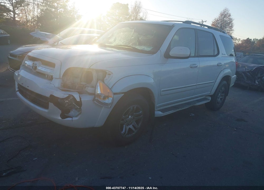 2005 TOYOTA SEQUOIA LIMITED V8 VIN: 5TDZT38A55S262579