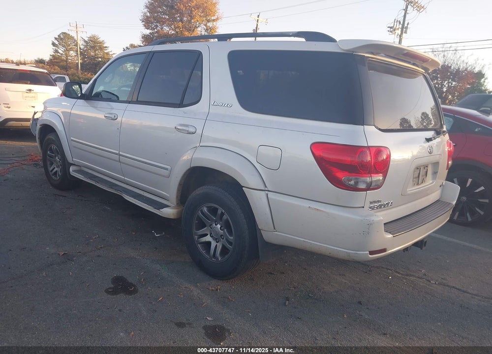 2005 TOYOTA SEQUOIA LIMITED V8 VIN: 5TDZT38A55S262579