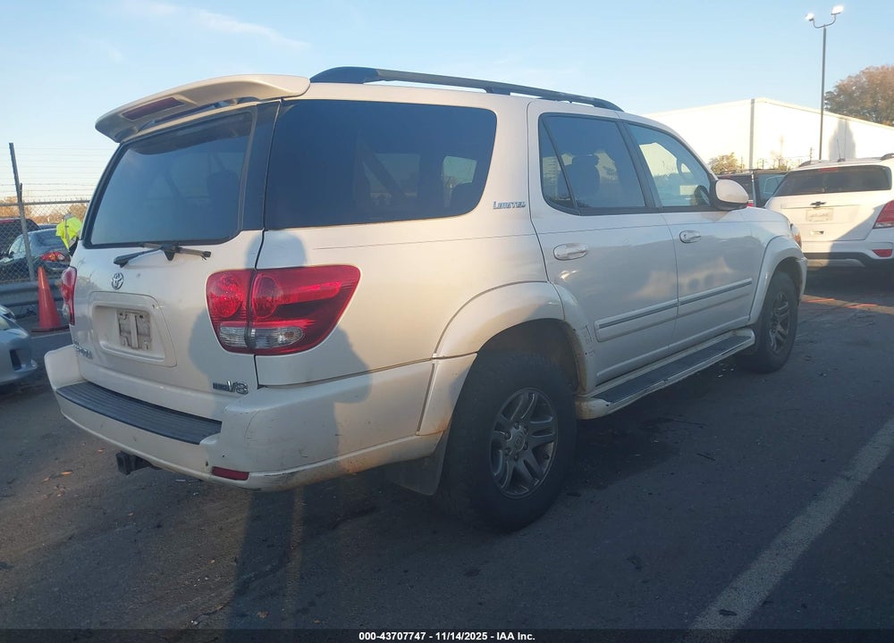 2005 TOYOTA SEQUOIA LIMITED V8 VIN: 5TDZT38A55S262579