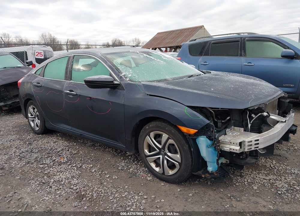 2016 HONDA CIVIC LX VIN: 19XFC2F53GE093145