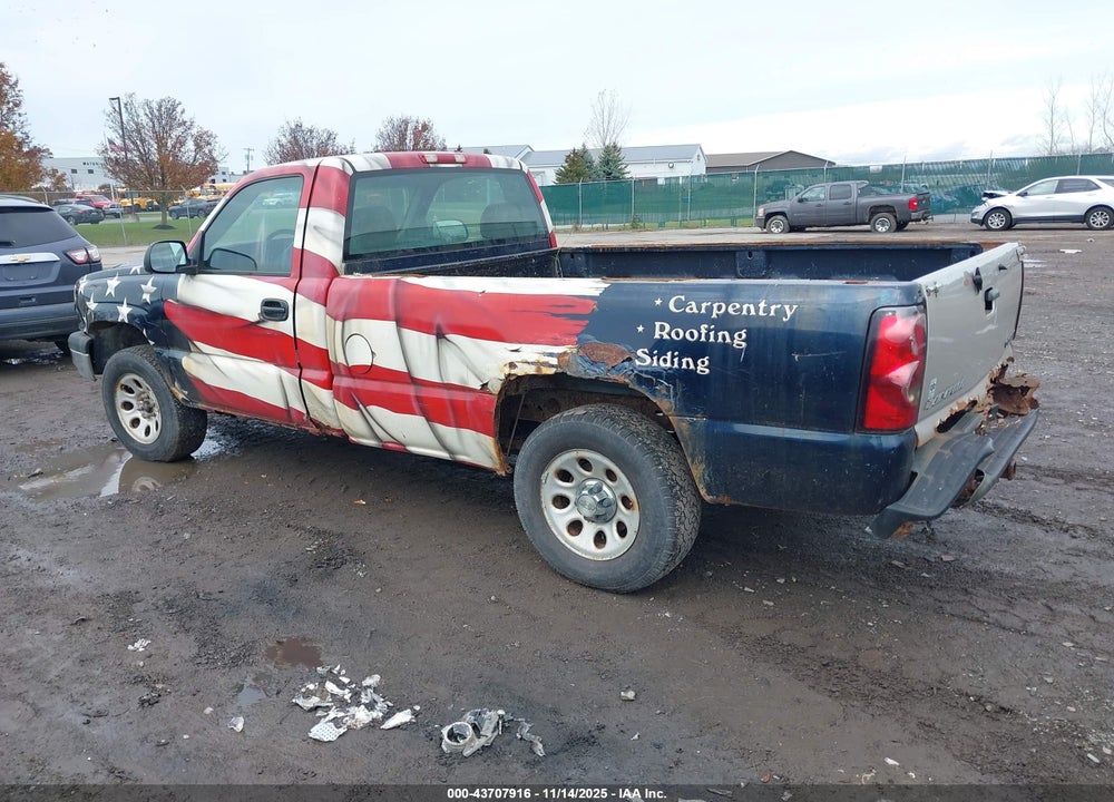 2006 CHEVROLET SILVERADO 1500 WORK TRUCK VIN: 3GCEK14X56G183381