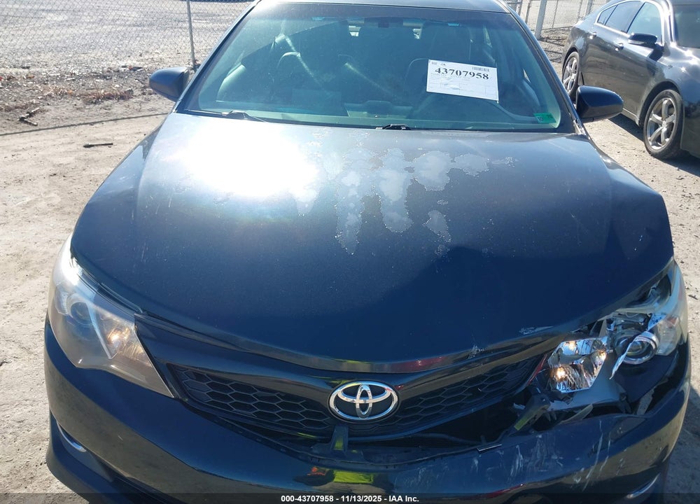 2012 TOYOTA CAMRY SE VIN: 4T1BF1FK2CU094865