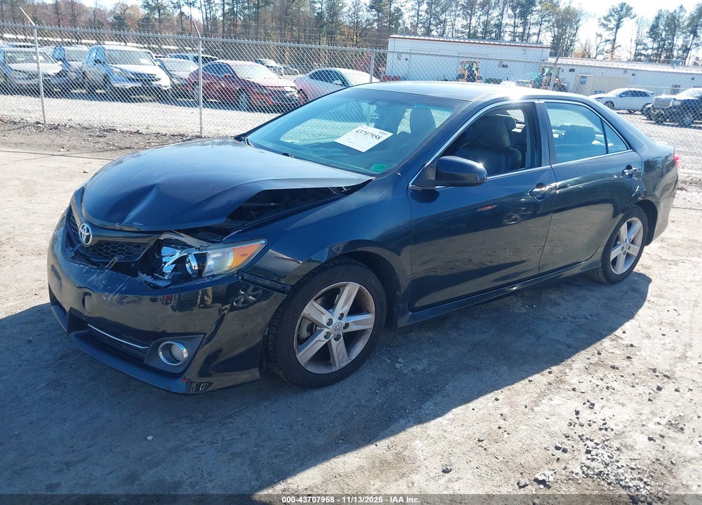 2012 TOYOTA CAMRY SE VIN: 4T1BF1FK2CU094865