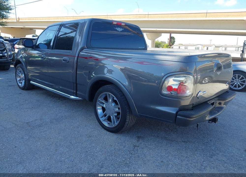 2002 FORD F-150 HARLEY-DAVIDSON VIN: 1FTRW07372KC23567