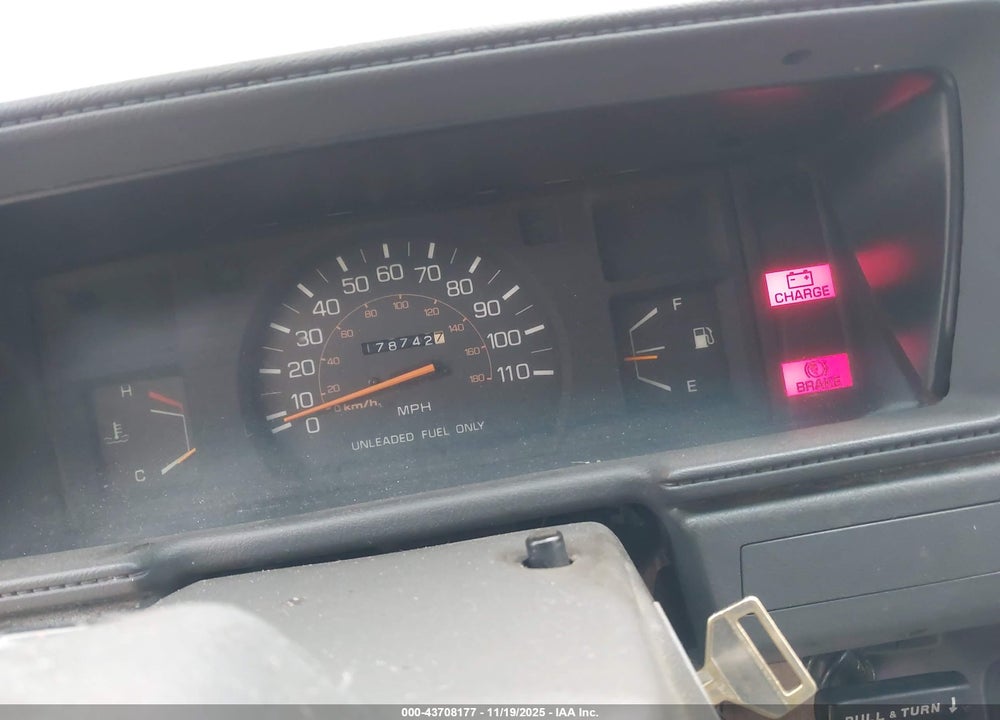 1988 TOYOTA PICKUP XTRACAB RN70 DLX VIN: JT4RN70DXJ0051625
