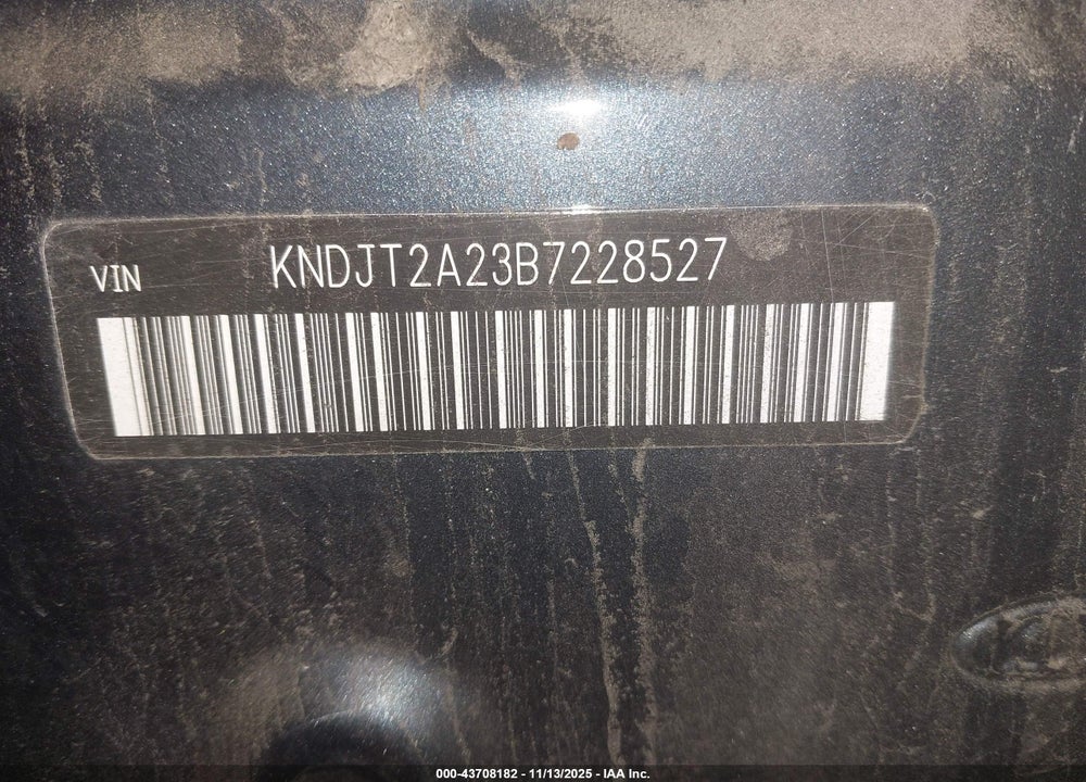 2011 KIA SOUL VIN: KNDJT2A23B7228527