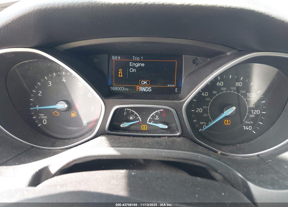 2016 FORD FOCUS TITANIUM VIN: 1FADP3J28GL395171
