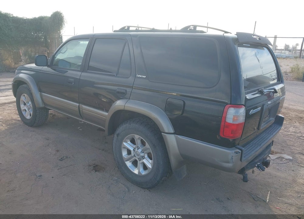 2000 TOYOTA 4RUNNER LIMITED V6 VIN: JT3HN87RXY9044686
