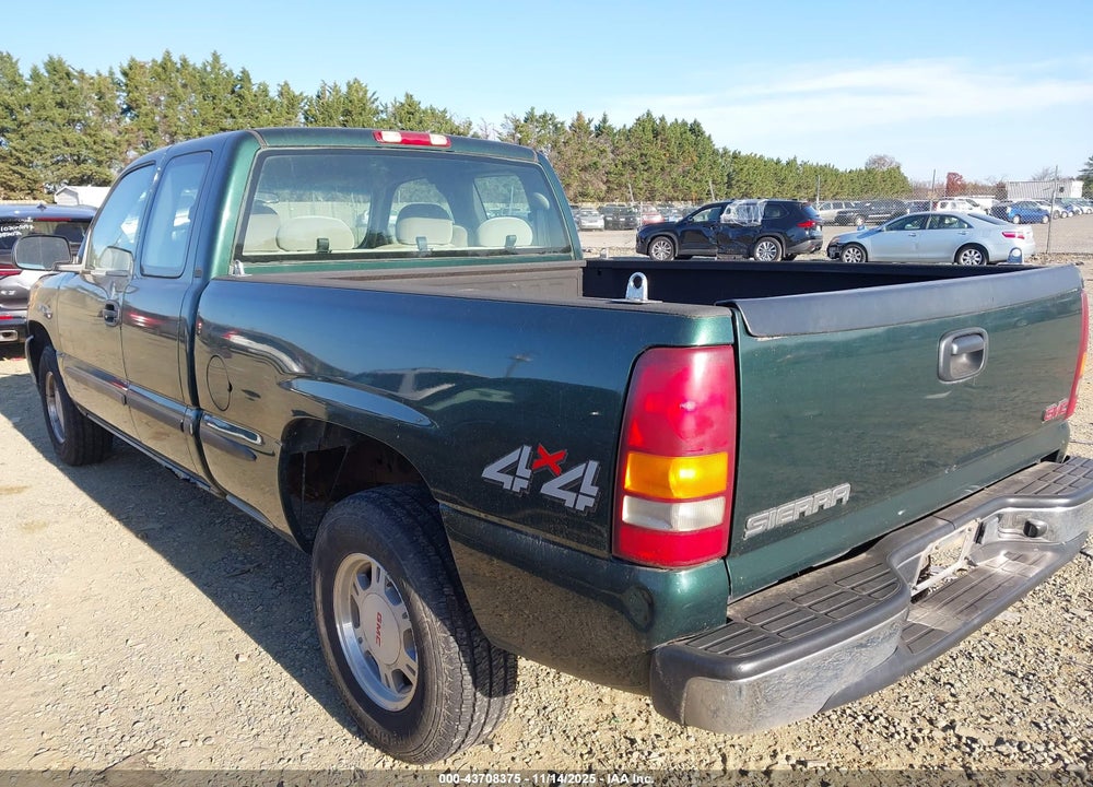 2002 GMC SIERRA 1500 SL VIN: 2GTEK19T021254060
