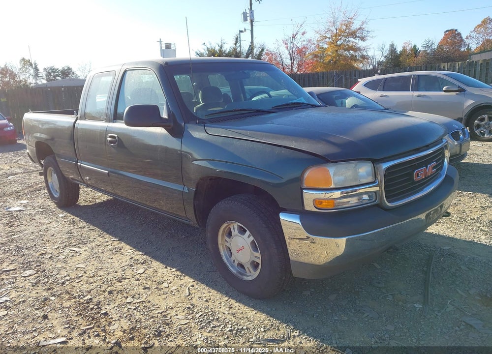 2002 GMC SIERRA 1500 SL VIN: 2GTEK19T021254060