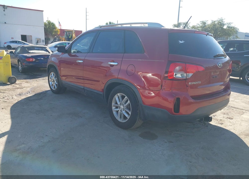 2015 KIA SORENTO LX VIN: 5XYKT4A68FG592924