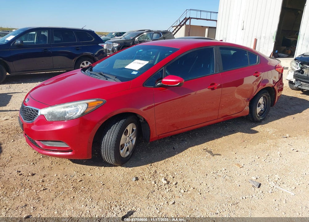 2016 KIA FORTE LX VIN: KNAFK4A66G5610039