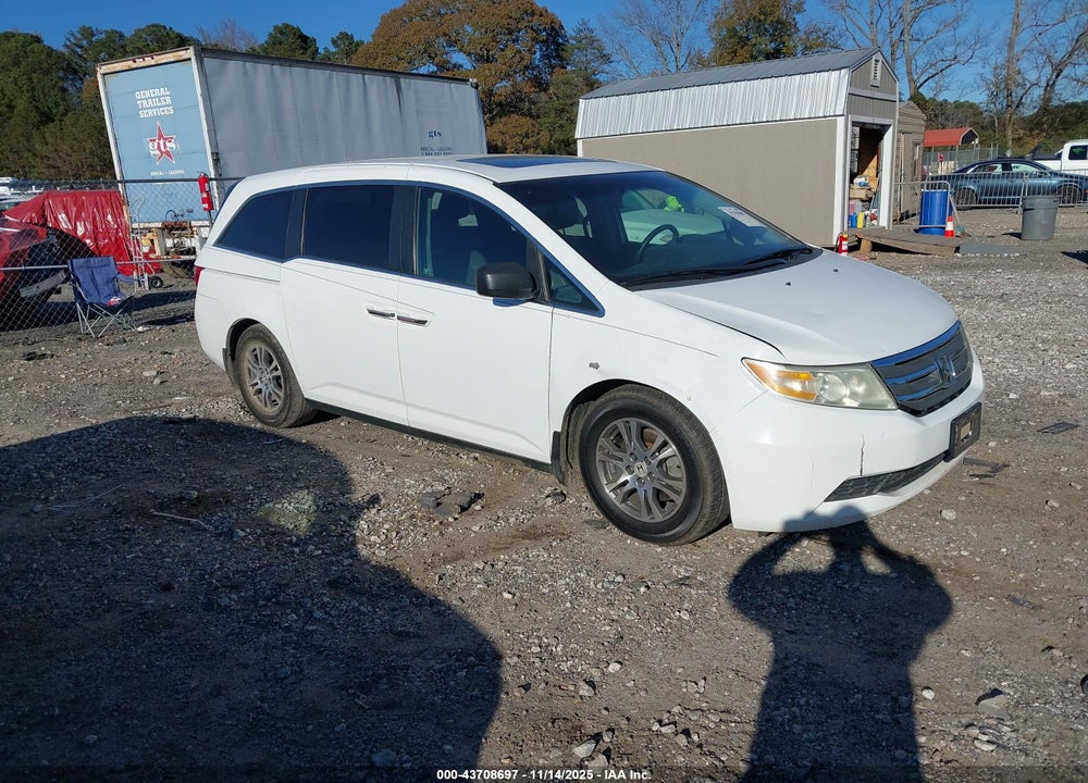 2011 HONDA ODYSSEY EX-L VIN: 5FNRL5H64BB070562