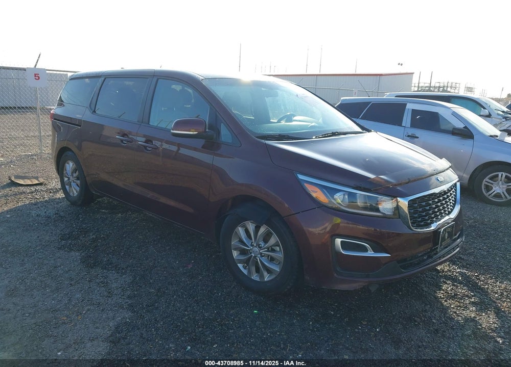 2019 KIA SEDONA LX VIN: KNDMB5C12K6512632