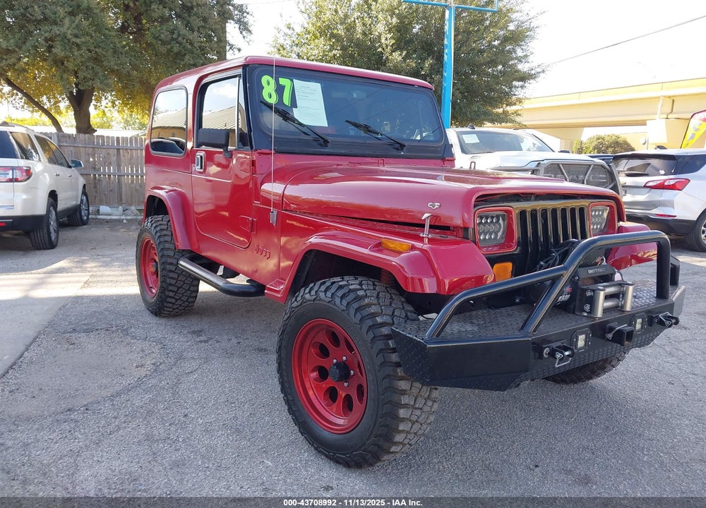 1987 JEEP WRANGLER / VIN: 2BCCL8115HB509104