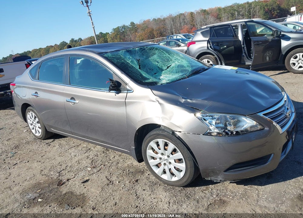 2015 NISSAN SENTRA SV VIN: 3N1AB7AP9FL666923