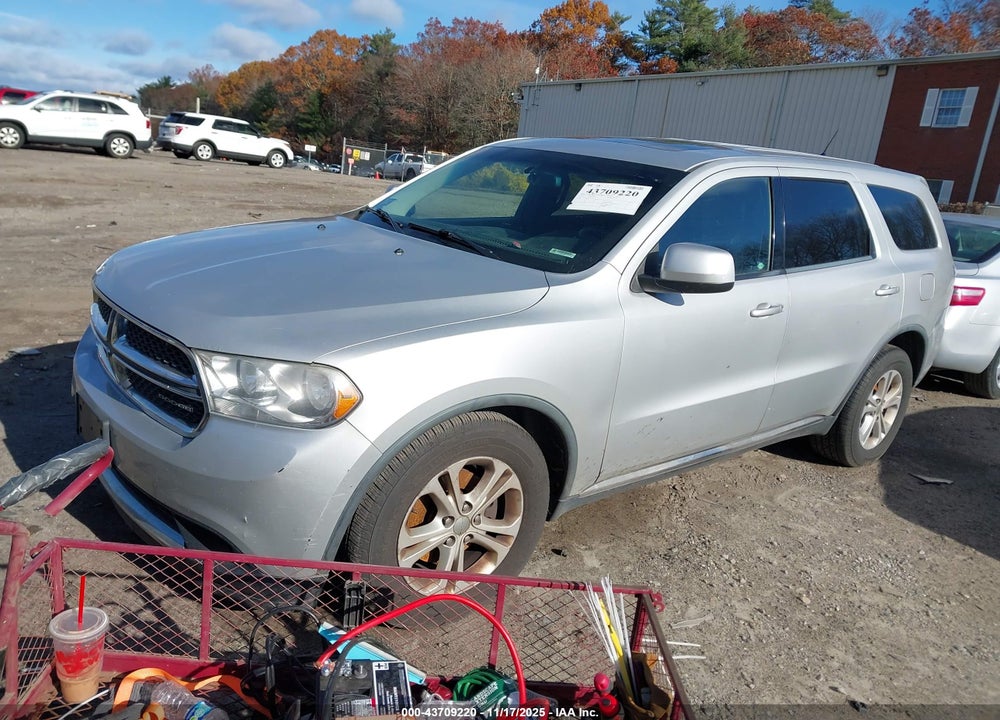 2012 DODGE DURANGO SXT VIN: 1C4RDJAG9CC112313