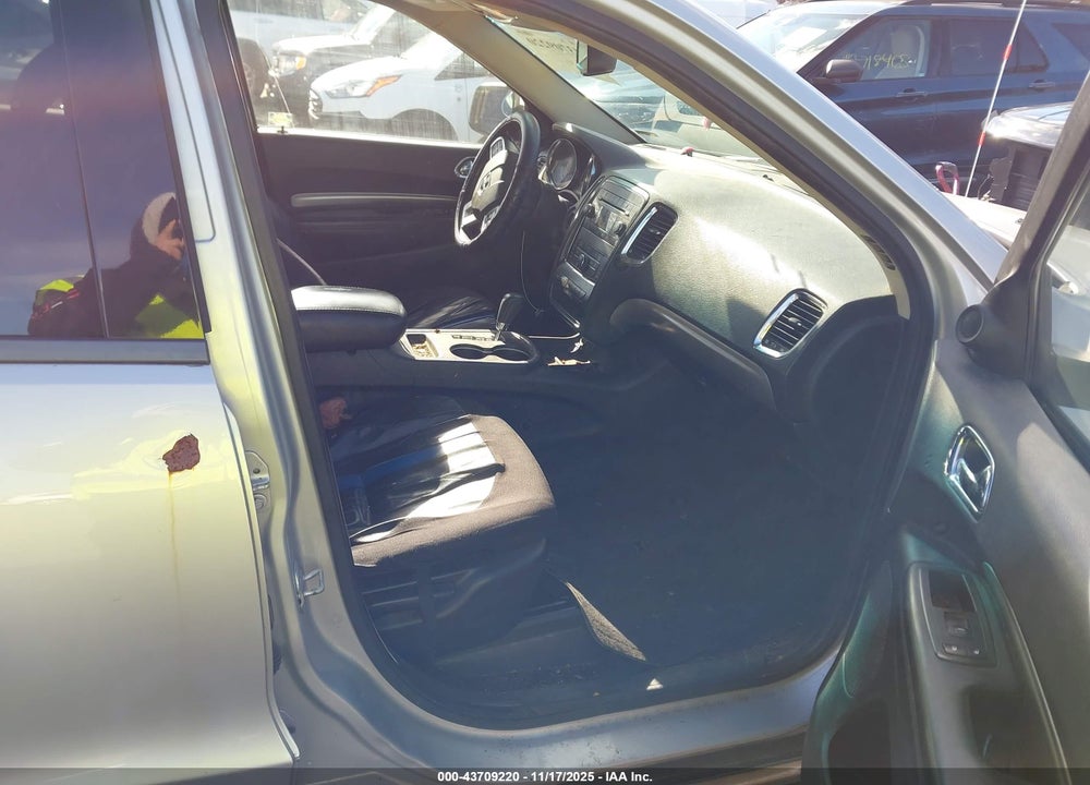 2012 DODGE DURANGO SXT VIN: 1C4RDJAG9CC112313