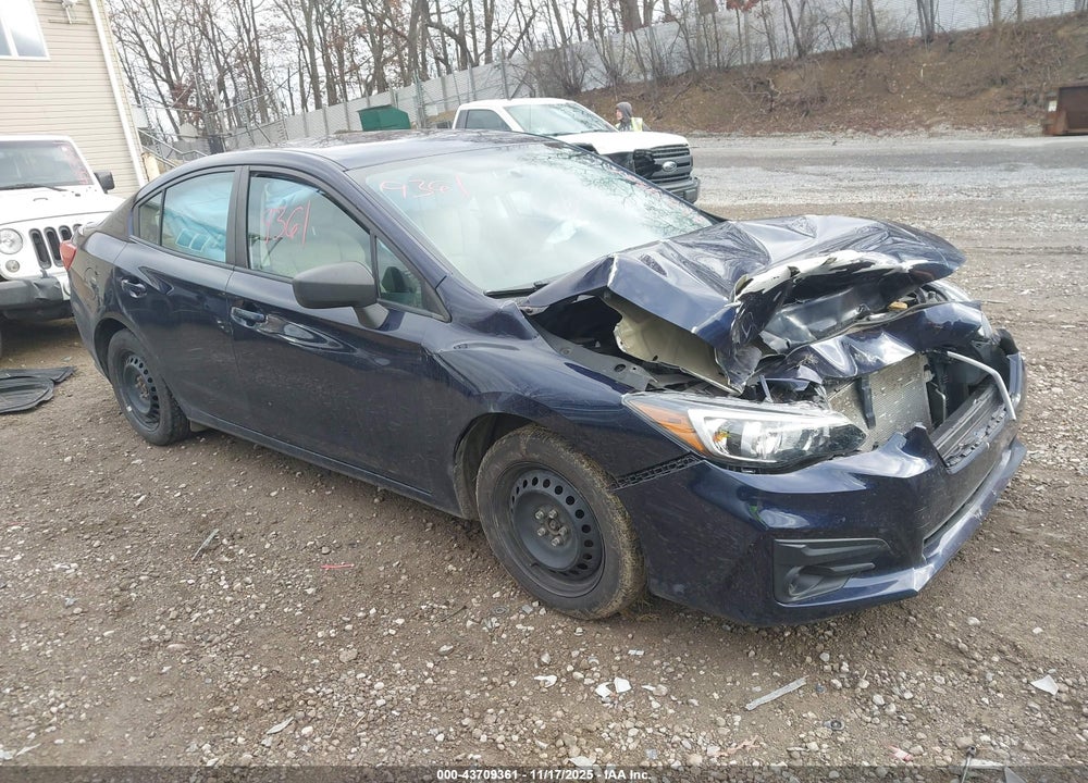 2019 SUBARU IMPREZA 2.0I VIN: 4S3GKAA65K3615436