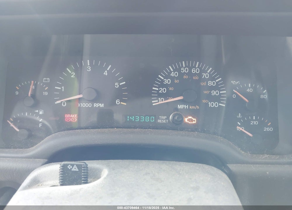 2001 JEEP CHEROKEE SPORT VIN: 1J4FF48S11L595621