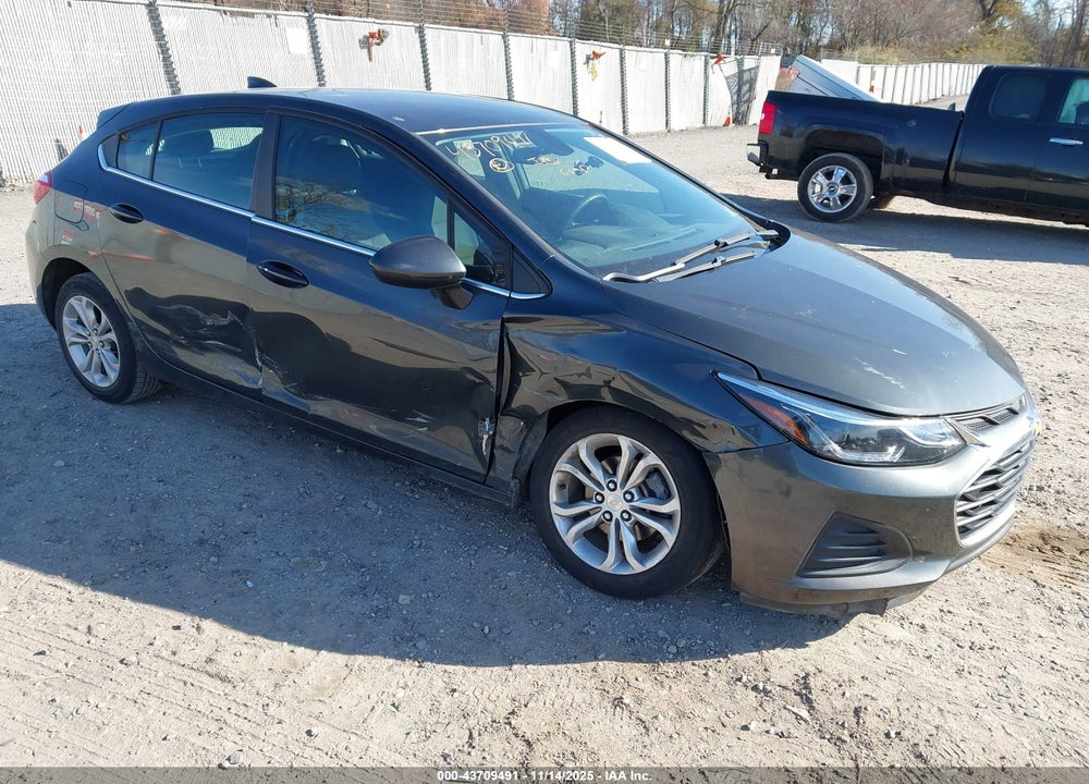 2019 CHEVROLET CRUZE LT VIN: 3G1BE6SM3KS537933