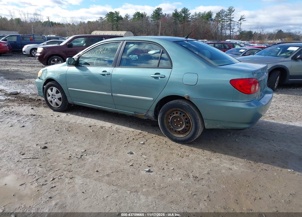 2006 TOYOTA COROLLA LE VIN: 2T1BR32E86C700517