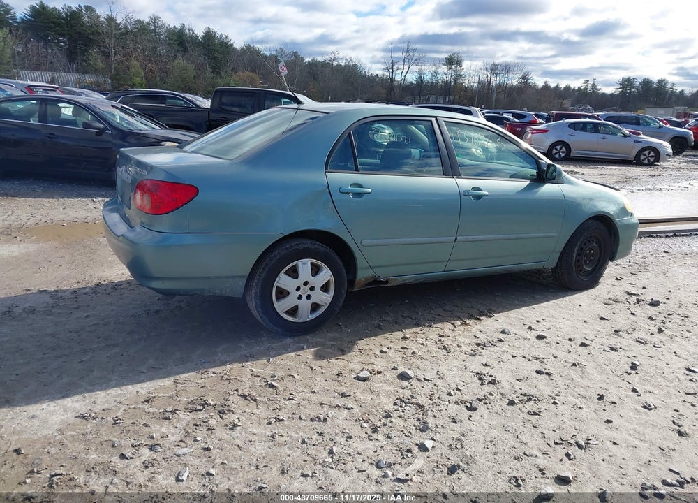 2006 TOYOTA COROLLA LE VIN: 2T1BR32E86C700517