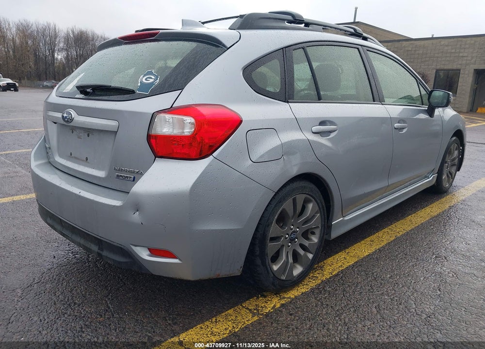 2016 SUBARU IMPREZA 2.0I SPORT LIMITED VIN: JF1GPAU65G8238510