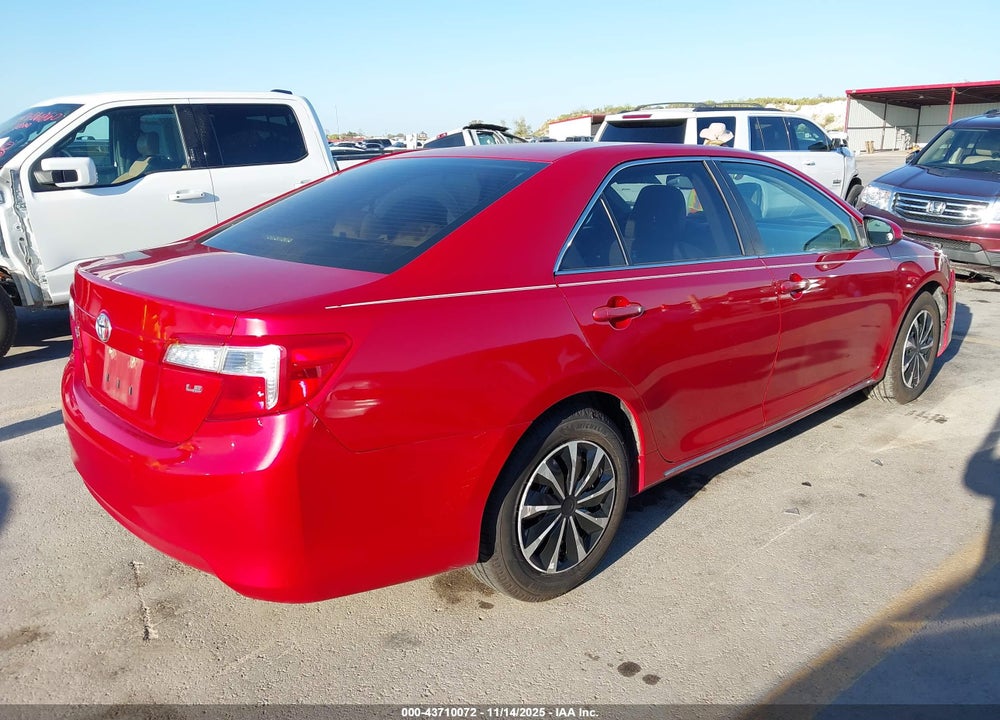 2012 TOYOTA CAMRY LE VIN: 4T4BF1FK2CR163902