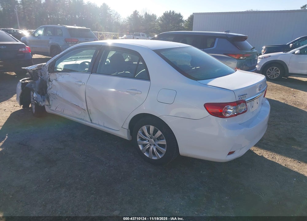 2013 TOYOTA COROLLA LE VIN: 2T1BU4EE0DC105173
