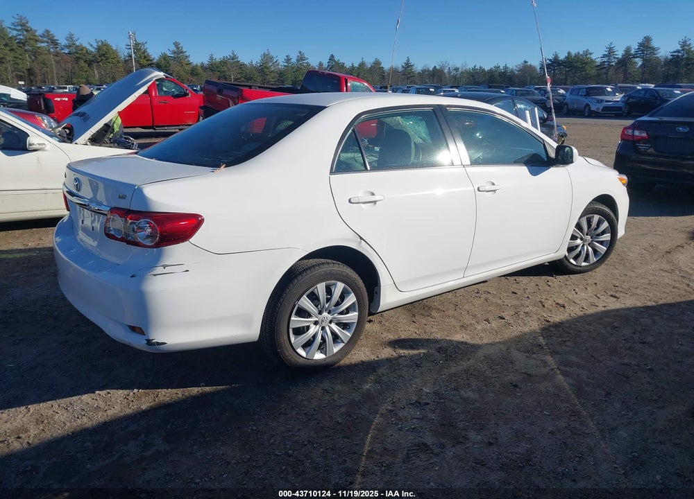 2013 TOYOTA COROLLA LE VIN: 2T1BU4EE0DC105173