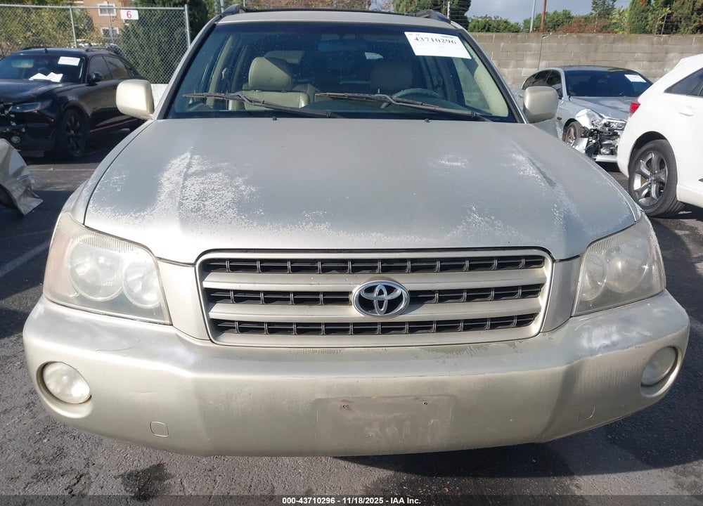 2002 TOYOTA HIGHLANDER LIMITED V6 VIN: JTEGF21A320030172