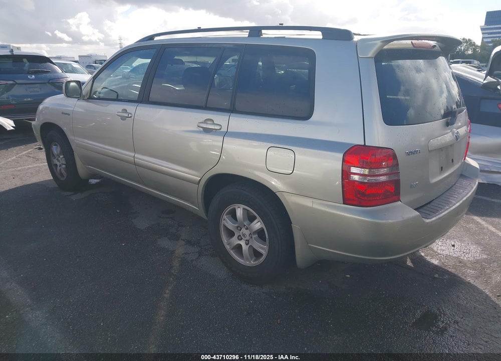 2002 TOYOTA HIGHLANDER LIMITED V6 VIN: JTEGF21A320030172