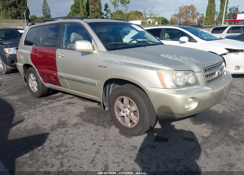 2002 TOYOTA HIGHLANDER LIMITED V6 VIN: JTEGF21A320030172