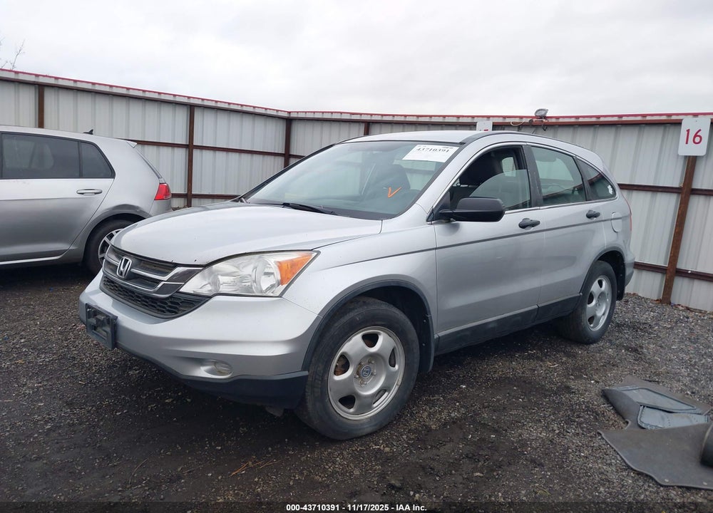 2010 HONDA CR-V LX VIN: 5J6RE4H39AL029747