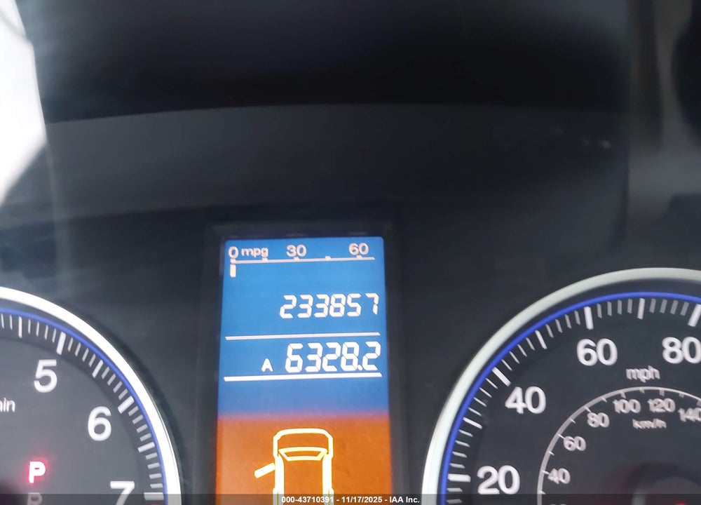 2010 HONDA CR-V LX VIN: 5J6RE4H39AL029747