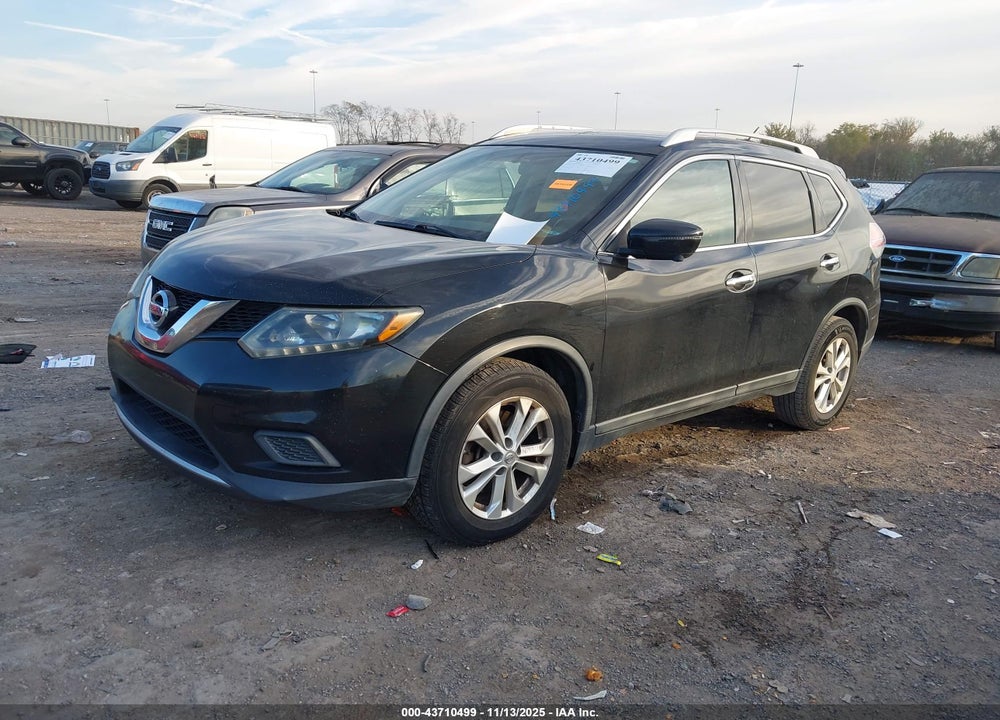 2016 NISSAN ROGUE SV VIN: 5N1AT2MN9GC732404
