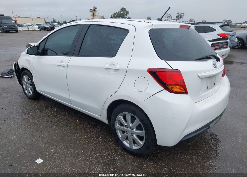 2015 TOYOTA YARIS LE VIN: VNKKTUD3XFA017202