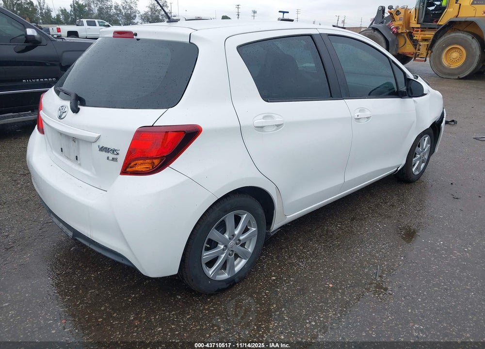 2015 TOYOTA YARIS LE VIN: VNKKTUD3XFA017202