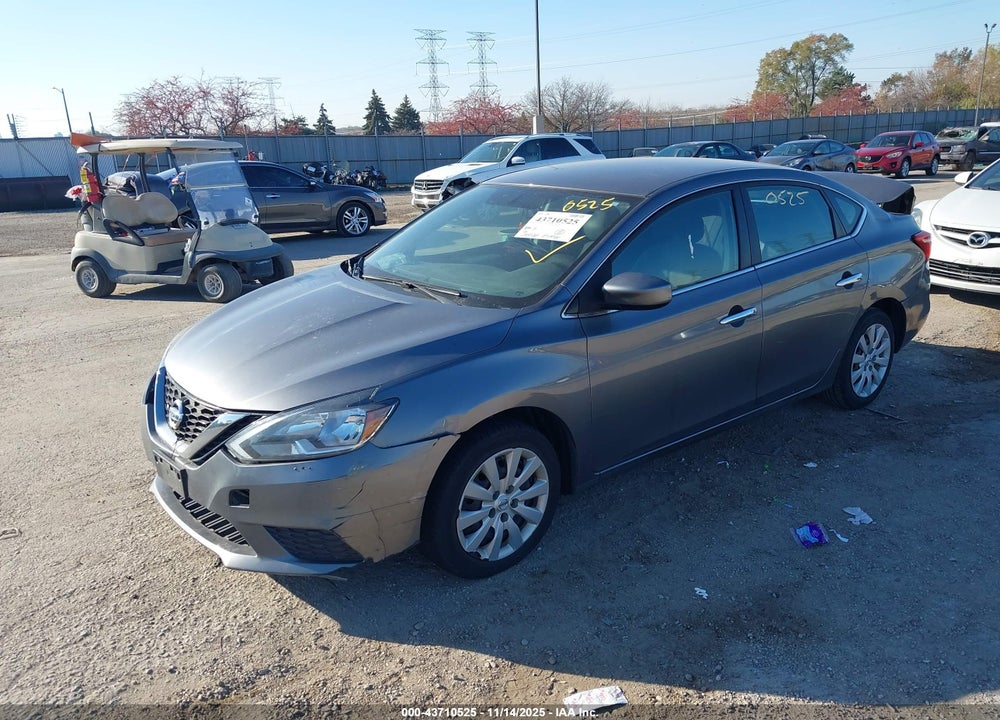 2016 NISSAN SENTRA S VIN: 3N1AB7APXGY258466