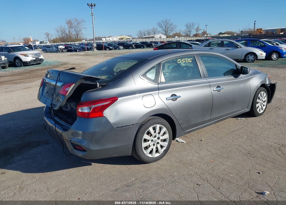 2016 NISSAN SENTRA S VIN: 3N1AB7APXGY258466