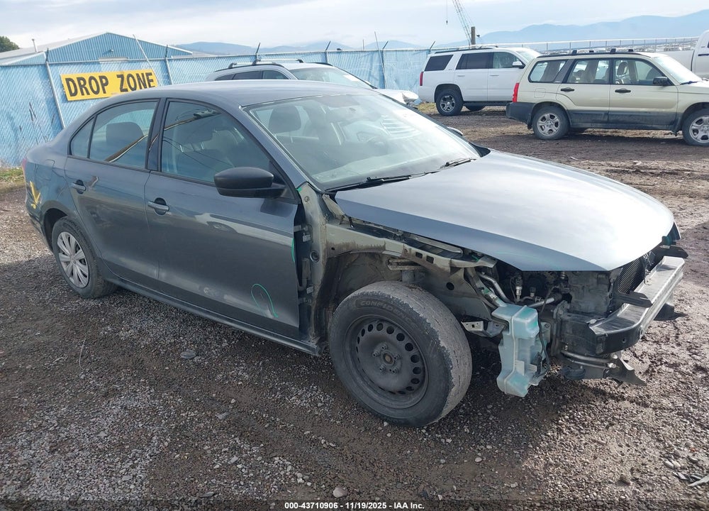 2013 VOLKSWAGEN JETTA 2.0L S VIN: 3VW1K7AJ0DM253818