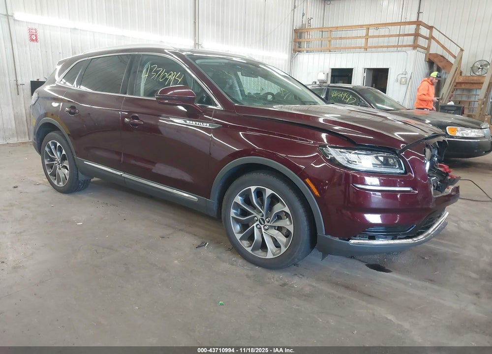 2021 LINCOLN NAUTILUS RESERVE VIN: 2LMPJ8K91MBL04741