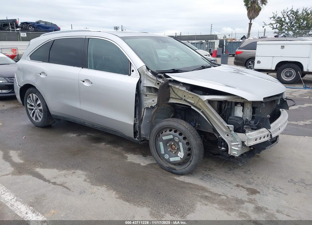 2015 ACURA MDX TECHNOLOGY PACKAGE VIN: 5FRYD3H4XFB009006